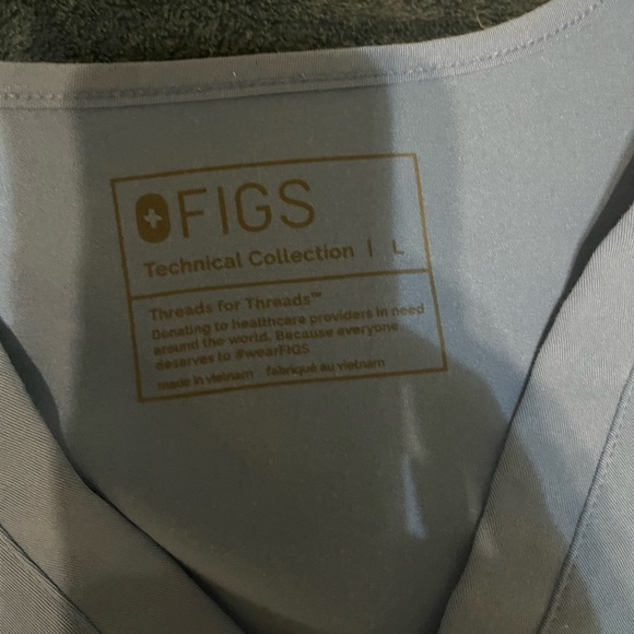 Ceil Blue Figs Scrubs set -Large - Picture 2 of 5